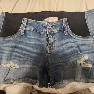 Maturnity Jean Shorts